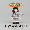 HTL036-038 Female assistants during World War II Minifigures