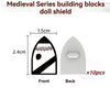 N3031-3033 Medieval Egyptian Shield Minifigures