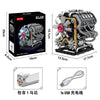 808pcs GISEGA GT V10 Engine Building Set [Motorized]