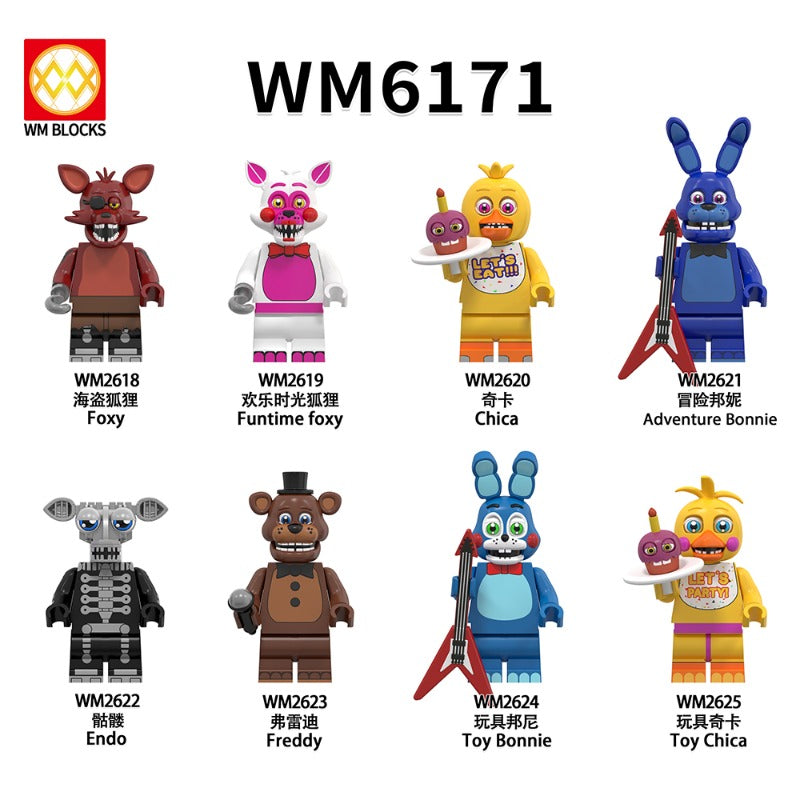WM6171 Five Nights at Freddy's Series Minifigures – Joy Bricks