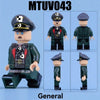 MTUV026 MTUV043 World War II military man Field Marshal Germany Army General Minifigures