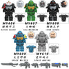 MY606-610 Empire Robot Warrior Minifigures