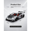 4999PCS XJD JD042 AV V12 Supercar 1:8