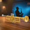 (Gobricks version) 255pcs MOC Trumpet with working pistons