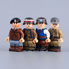 MTZ055-MTZ058 WWII Polish soldier commander in military camouflage Minifigures