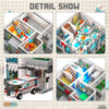 2876pcs 86199B Large General Hospital [Includes Ambulance & Helicopter]