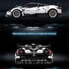 4708 pcs MOC002 Pagani Huayra BC 1:8（Spray paint silver version）