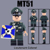 MT48-MT51 World War II Maritime War German Character Minifigures