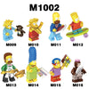 M1001 M1002 Minifigures The Simpsons
