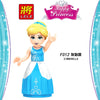 F010-017 Disney animated series characters Cinderella Fairy Yeast Elsa Ariel Princess Minifigures