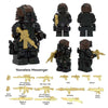 YZ00116C-00127C Operation Delta Force (with gold weapon fragments) - Military Special Forces Minifigures
