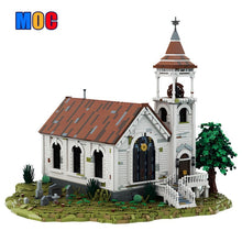 (Gobricks version) 4796pcs MOC-181146 Western Church - Valentine Red Dead Redemption 2