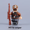 MT72-MT77 Autumn Oak Camouflage Soldiers Minifigures