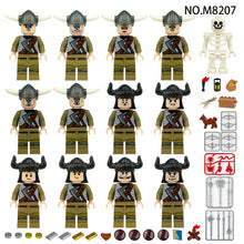 M8206 M8207 2 Viking Minifigures