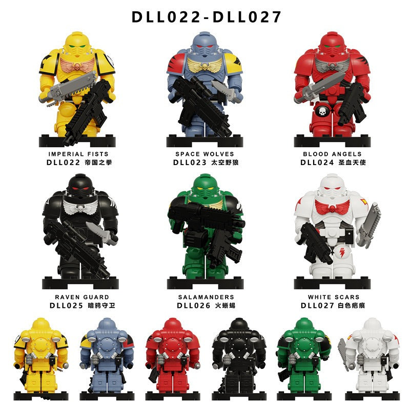 DLL022-027 Warhammer 40K series minifigures – Joy Bricks
