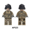 AP522-523 Air Force pilots German and American troops Minifigures
