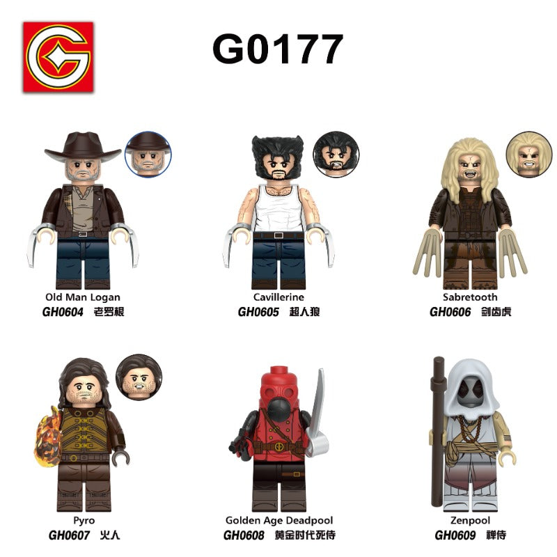 G0177 Deadpool & Wolverine Series Minifigures – Joy Bricks