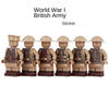 World War II Military Navy Russian Soviet British tank Corps sticker Minifigures