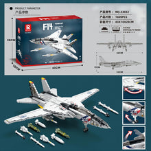 1600PCS Reobrix 33032 F-14 Tomcat Supersonic multi-purpose carrier-based fighter