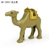 76907-76908 Middle Eastern desert camel animal Minifigures