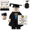 Z101-102 Graduation Season Bachelor's Uniform Graduate Minifigures