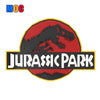 (Gobricks version) 1107pcs MOC-211353 Jurassic Park Logo Wall Display