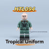HTL092-094 World War II Desert Fox Soldier Minifigures