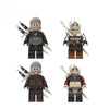 FT24-FT27 The Witcher Series Geralt Ciri Minifigures