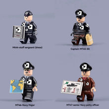 MT44-47 World War II Naval Armored Soldier Minifigures