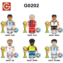 G0202 G0203 Soccer superstar Minifigures(new, updating)