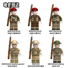 N645-650 British Army Series Minifigures