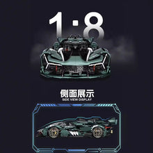 3466 pcs LERU 10711 Lamborghini -supercar series 1:8  (electroplating limited edition)