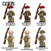 N645-650 British Army Series Minifigures
