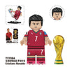 TV6510 TV6511 World Cup football stars Series Minifigures