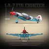 638pcs QUANGUAN 100286 LA-7 FIN FIGHTER