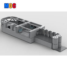 2520pcs MOC-98154 Republic Corridor System Bridge Room