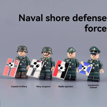 MT48-MT51 World War II Maritime War German Character Minifigures