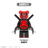 G0172 Super heroes series Deadpool and Wolverine minifigures