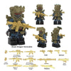 YZ00116C-00127C Operation Delta Force (with gold weapon fragments) - Military Special Forces Minifigures