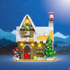 1024pcs MOC Winter snow house (electric)