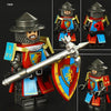 ST3631-3636 Medieval series white horse robe knight Minifigures
