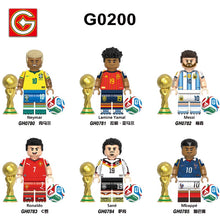 G0200 G0201 Soccer superstar Minifigures(new, updating)