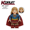 KT1071 Superhero Series The Flash Supergirl Minifigures