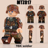 MTZ015-018 WWII Autumn Camouflage German Soldier Minifigures