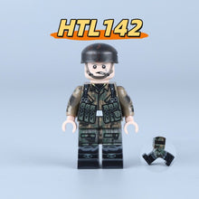 HTL142-146 WWII Air Force Camouflage Paratrooper Minifigures