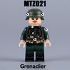 MTZ019-022 World War II military police soldier Minifigures