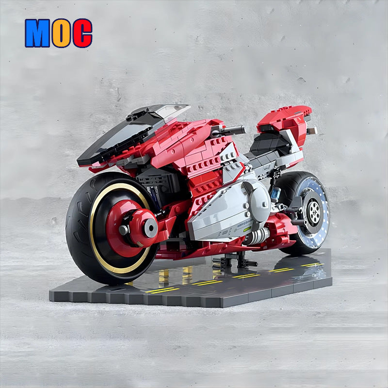 1082PCS MOC-133770 cyberpunk 2077 bike (ex:ride YAIBA KUSANAGI)