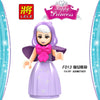 F010-017 Disney animated series characters Cinderella Fairy Yeast Elsa Ariel Princess Minifigures