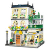 998 pcs ZHEGAO 613031 Flower Manor (Micro brick)