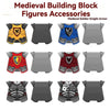 10pcs N2001-N2006  Medieval Soldier Minifigure Accessories